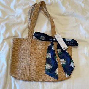 Draper James straw bag